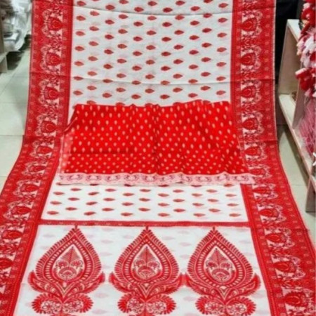 (code-303) ডিজিটাল প্রিন্টেড সফট সিল্ক শাড়ি